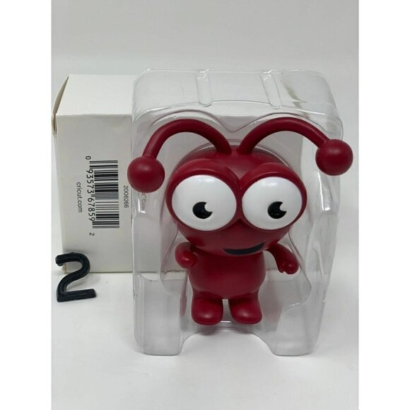 Cricut Cutie Merlot Red Cricut Collectible Craft Room Decor Figure Boxed Gift M - Picture 6 of 6
